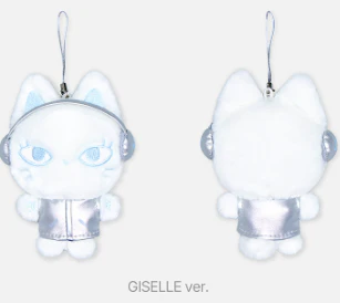 AESPA - SYNK : aeXIS LINE MD / FANLIGHT DOLL KEY RING (SILVER Ver.) - Image 4