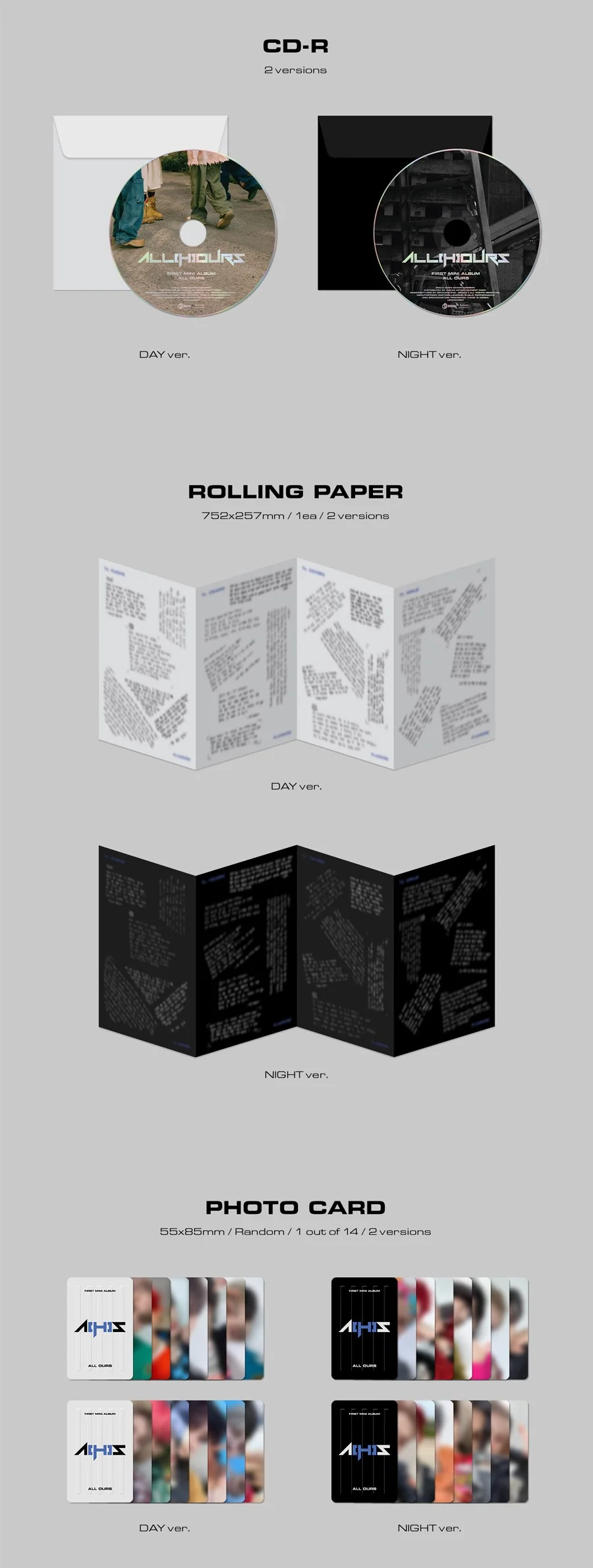 ALL(H)OURS - ALL OURS *DEBUT RELEASE* - Image 3