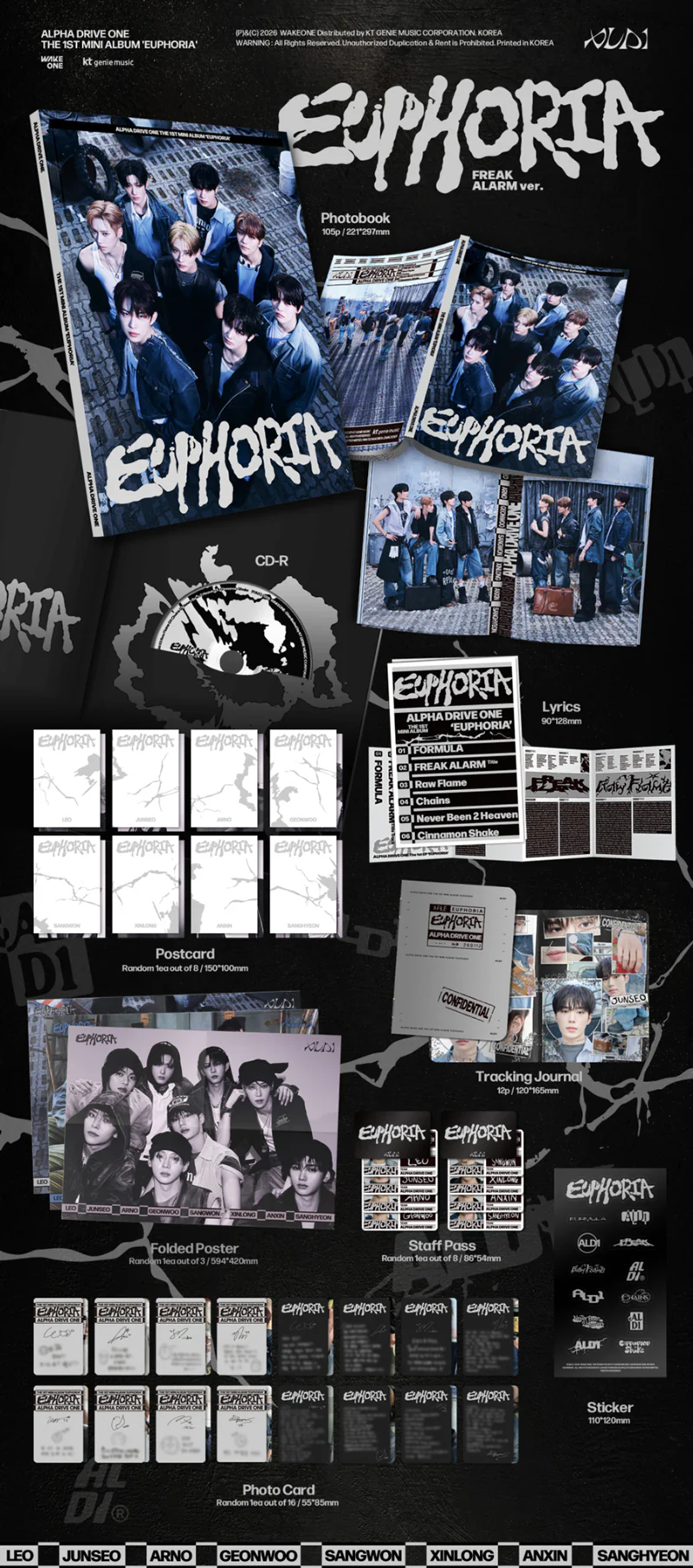 ALPHA DRIVE ONE - EUPHORIA / FREAK ALARM ver. *DEBUT* - Image 2