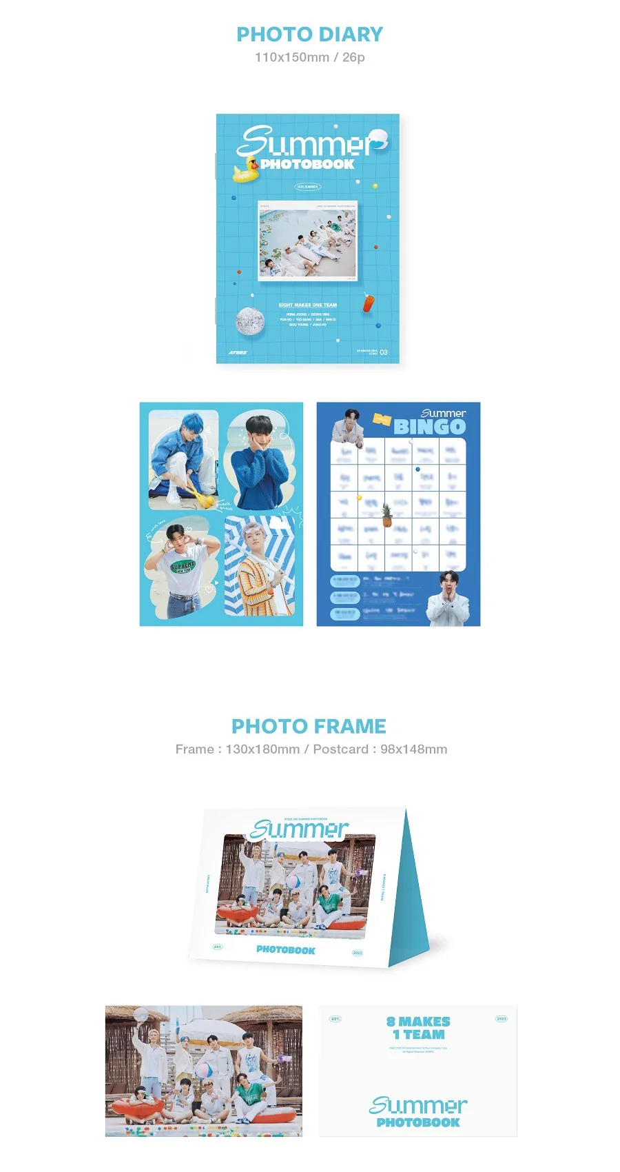 ATEEZ - 2023 SUMMER PHOTOBOOK - Image 4