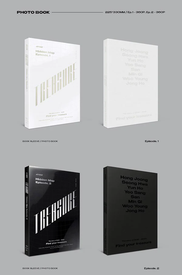 ATEEZ - ATEEZ TREASURE : Hidden Map Package (2 Version Set) - Image 3
