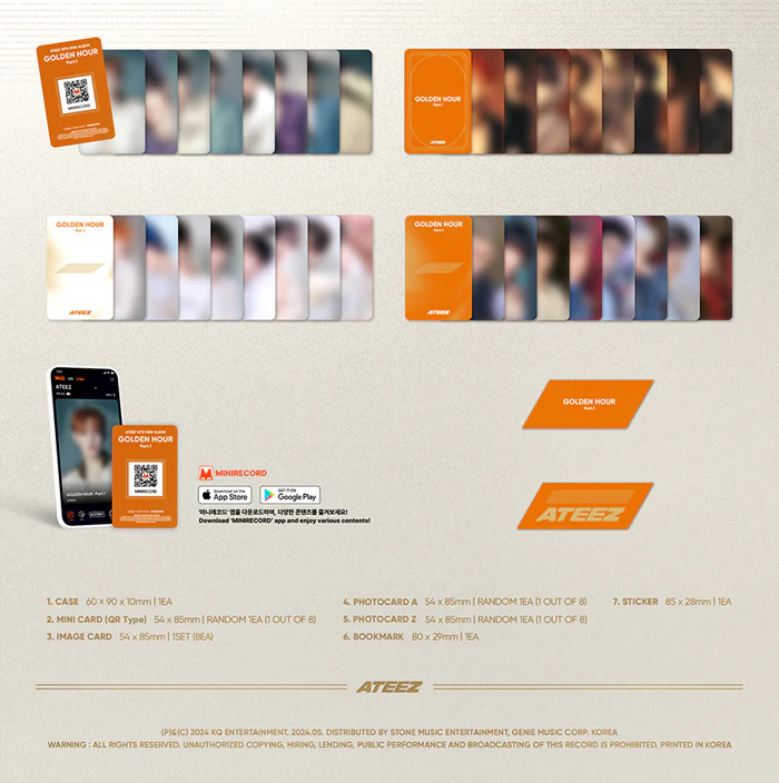 ATEEZ - GOLDEN HOUR Part.1 / Platform Ver. (Random) - Image 2