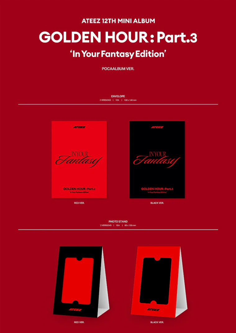 ATEEZ - GOLDEN HOUR Part.3 / In Your Fantasy Edition POCAALBUM - Image 2