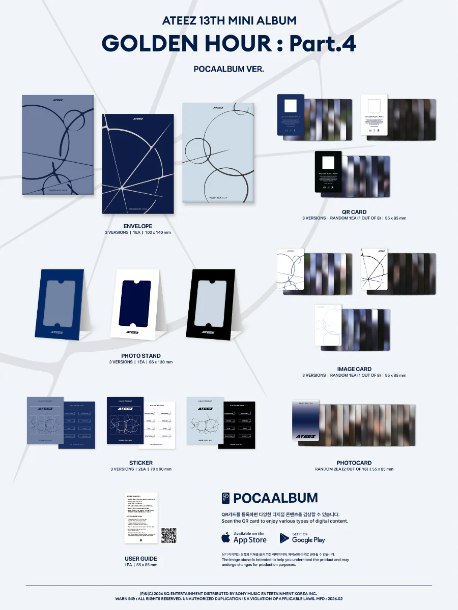 ATEEZ - GOLDEN HOUR Part.4 / POCA ALBUM - Image 2