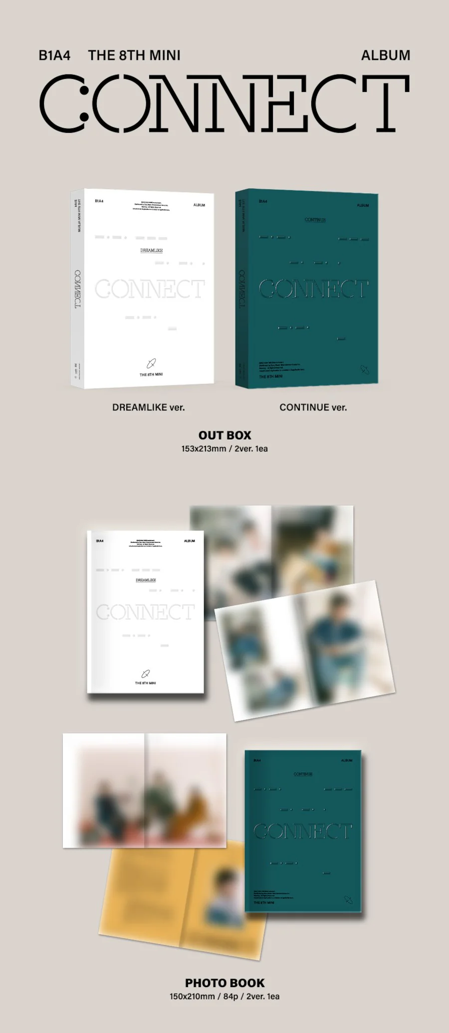 B1A4 - CONNECT (Random Cover) - Image 2