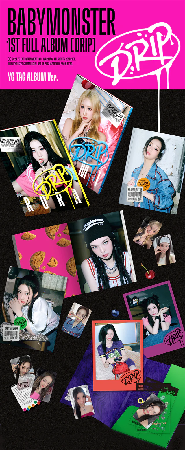 BABYMONSTER - DRIP / YG TAG ALBUM Ver. - Image 2