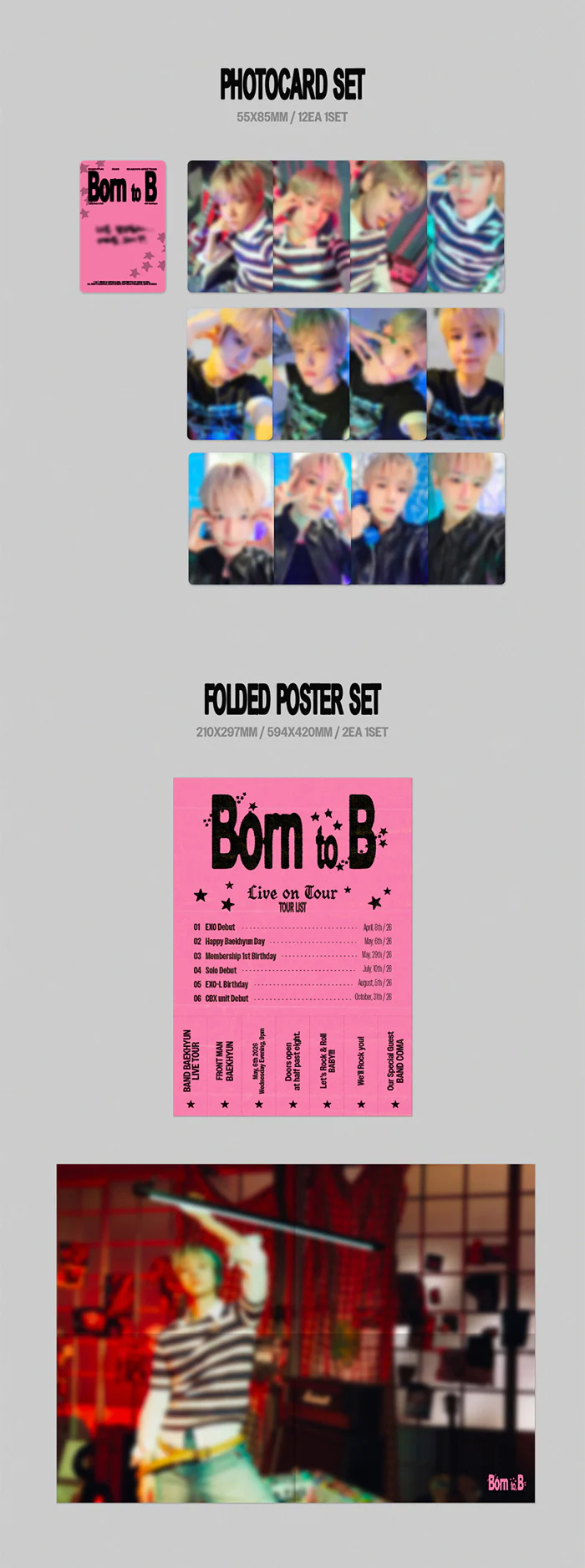 BAEKHYUN (EXO) - 2026 SEASON'S GREETINGS / Born to B *LIMITED PREORDER* - Image 5