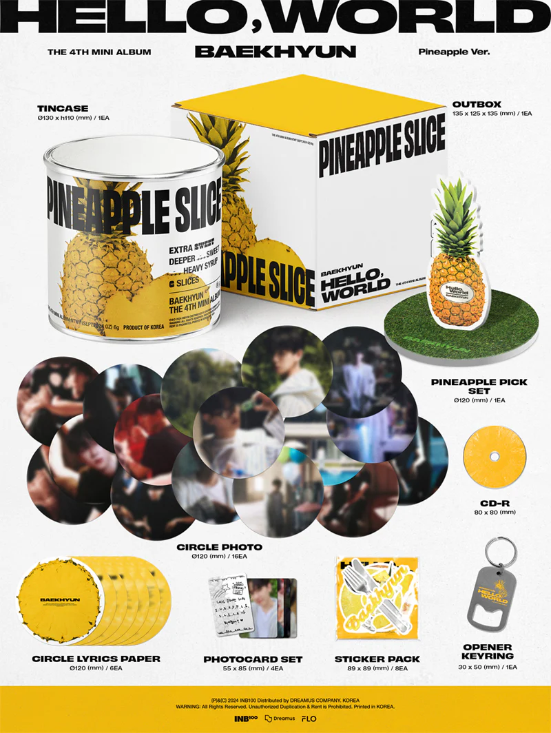 BAEKHYUN (EXO) - Hello, World - Pineapple Version - Image 2