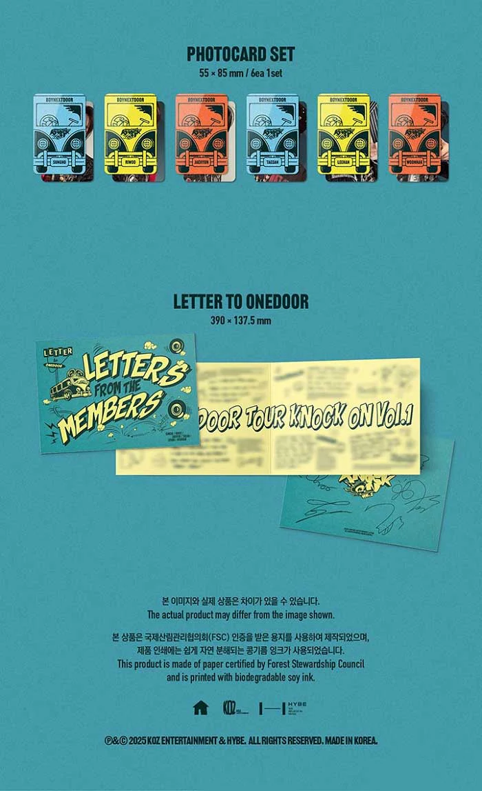 BOYNEXTDOOR -  BOYNEXTDOOR TOUR - KNOCK ON Vol.1 + WEVERSE BENEFIT - Image 6