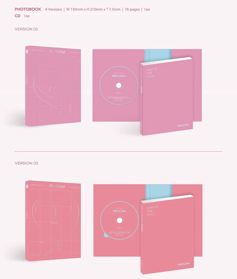 BTS - Map Of The Soul - Persona (Random of 4 versions) - Image 2