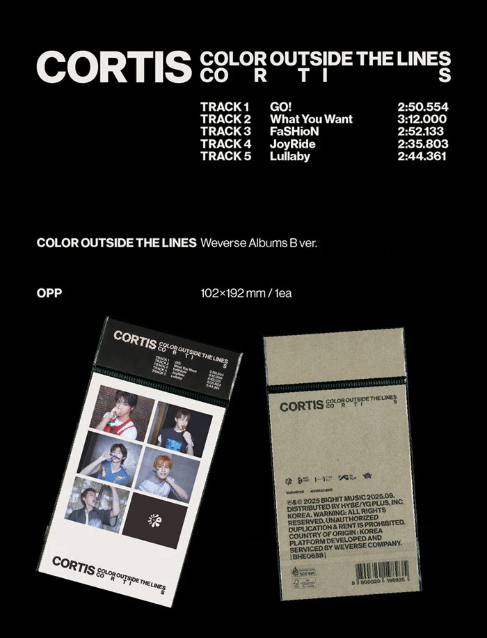 CORTIS - COLOR OUTSIDE THE LINES / Weverse Albums ver. (Random) - Image 5