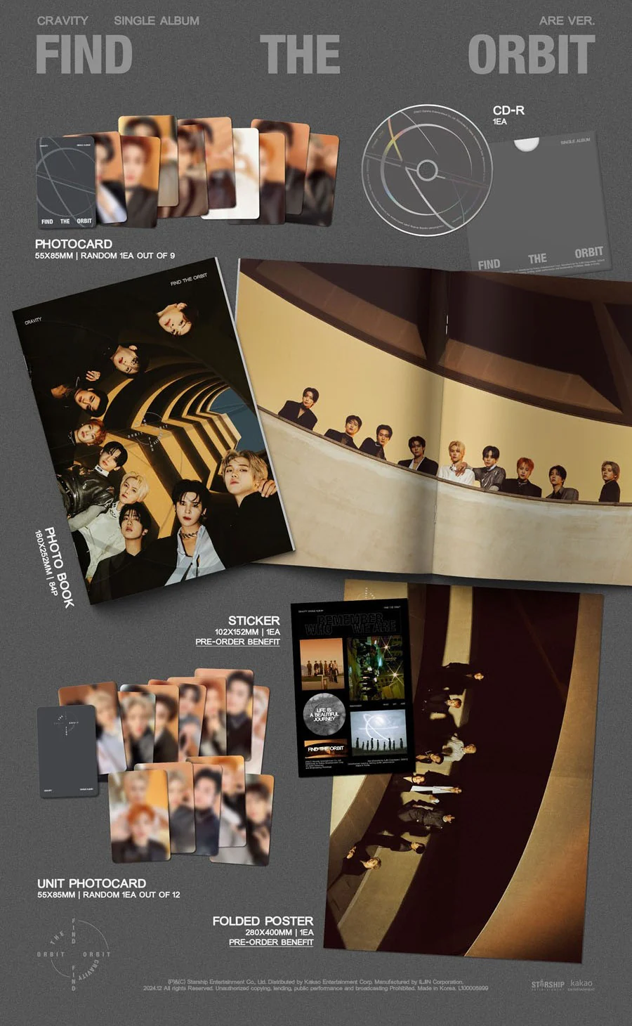 CRAVITY - FIND THE ORBIT (WHO ver / ARE ver) Random - Image 3