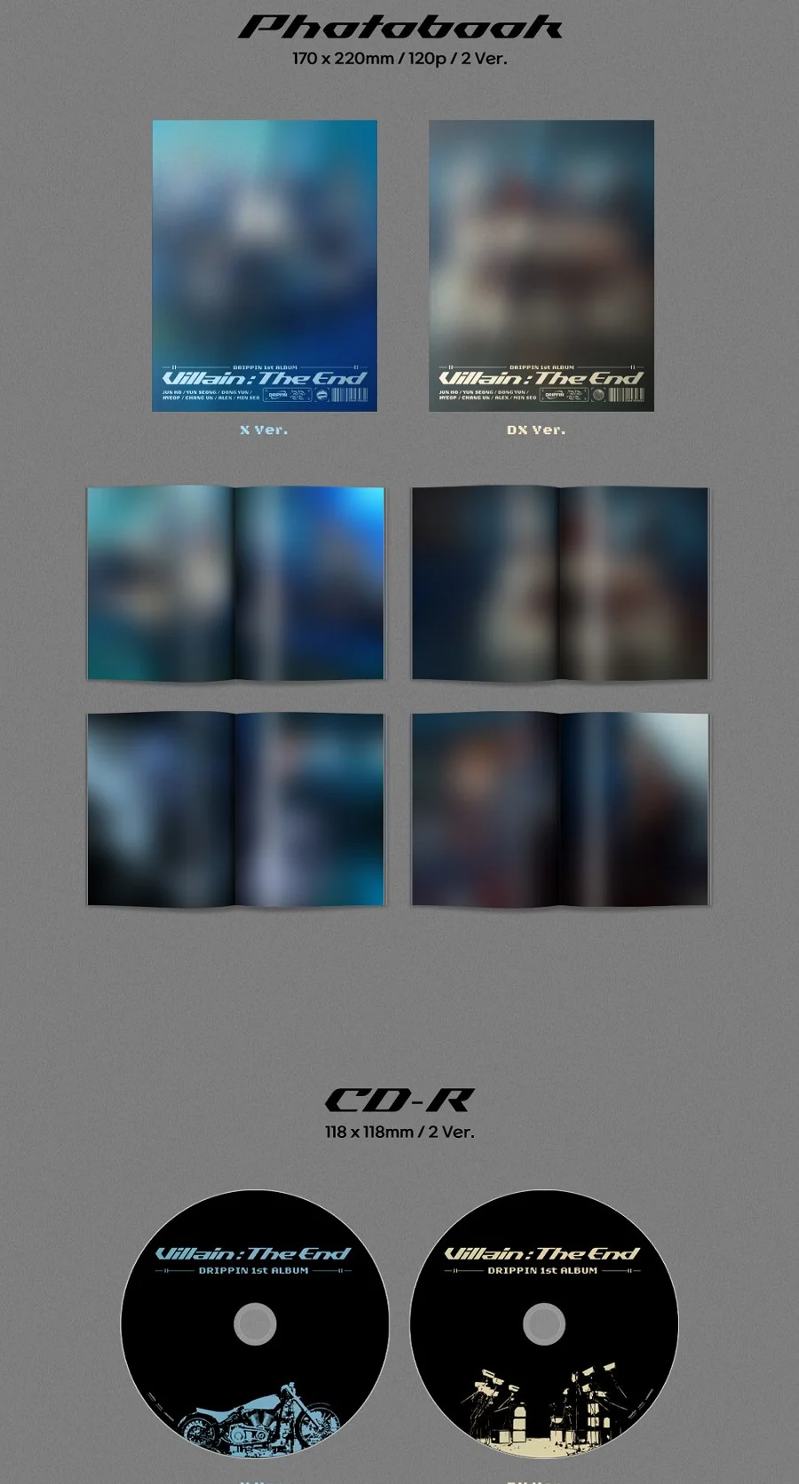 DRIPPIN - Villain: The End (X ver. OR DX ver.) - Image 4