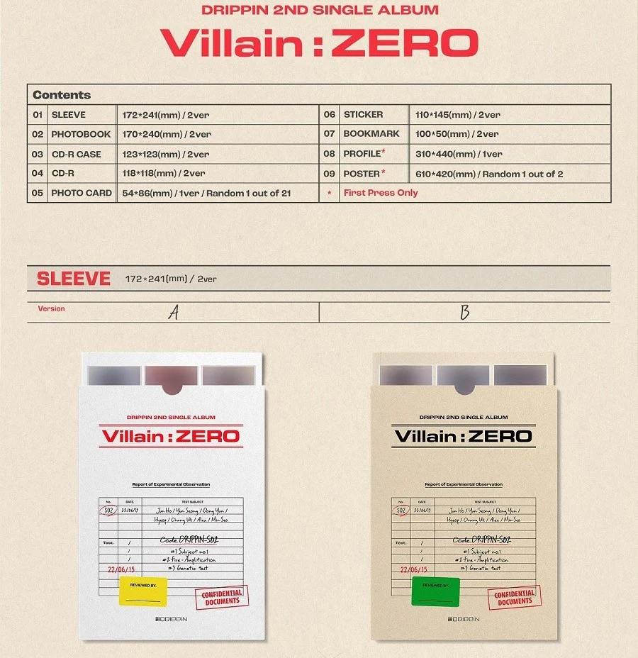 DRIPPIN - Villain : ZERO (Random of 2 Versions) - Image 2