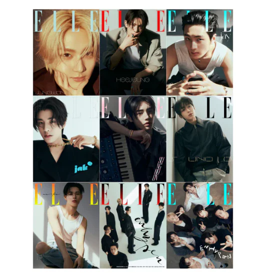 ELLE MAGAZINE KOREA - 2025 APRIL / ENHYPEN COVERS