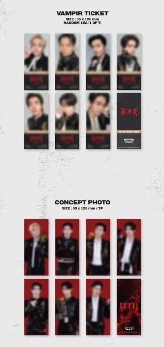 ENHYPEN - ENHYPEN WORLD COUPON CARD COLLECTION / VAMPIRE BASIC ver. - Image 3