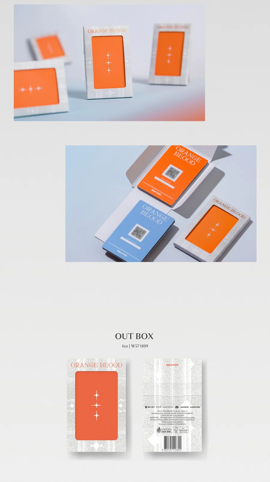 ENHYPEN - ORANGE BLOOD (Weverse Albums Ver. QR CARD) - Image 3