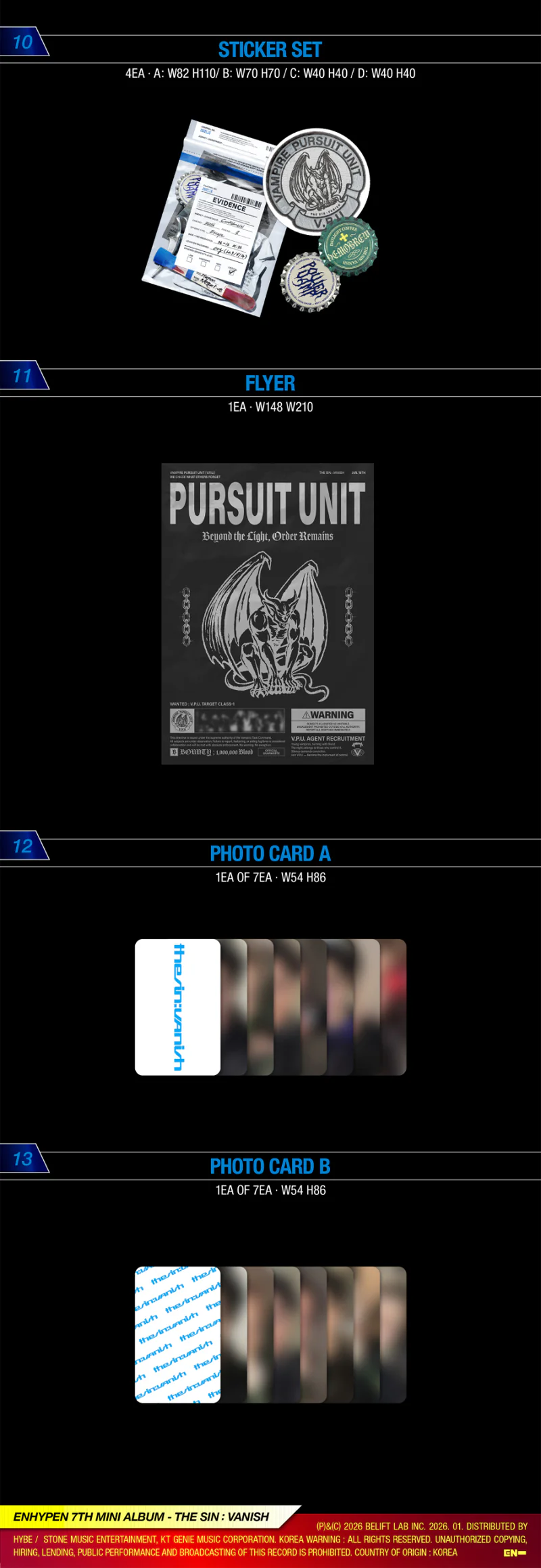 ENHYPEN – THE SIN : VANISH / Standard versions - Image 13