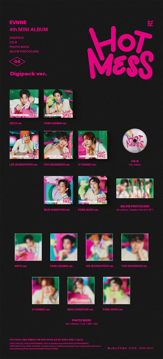EVNNE - HOT MESS / DIGIPACK ver. - Image 2