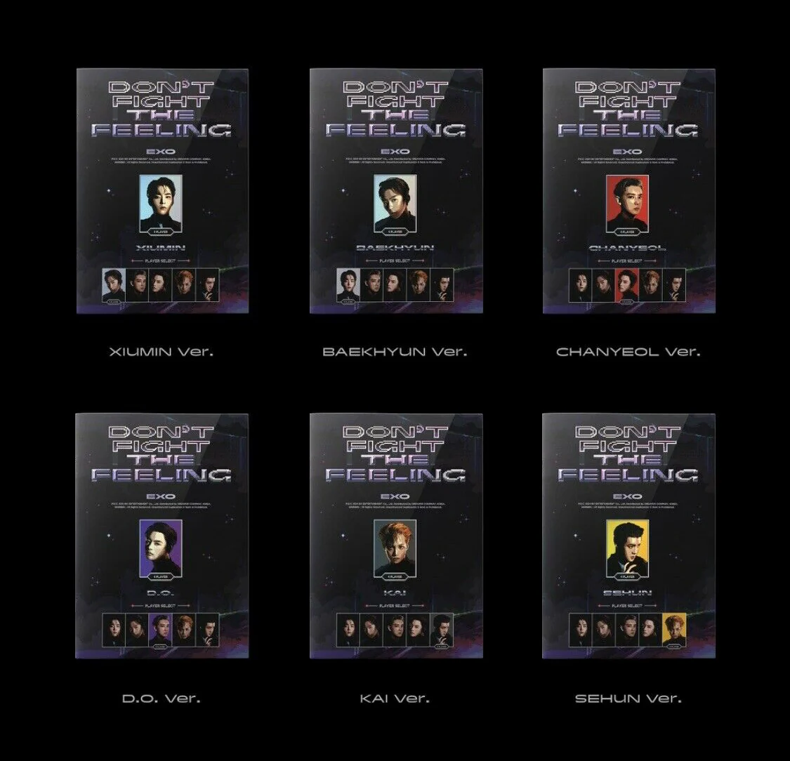 EXO Special Album - DON'T FIGHT THE FEELING (Expansion Version) (CHOICE of 6 Member Covers - While stocks last!) - Image 2