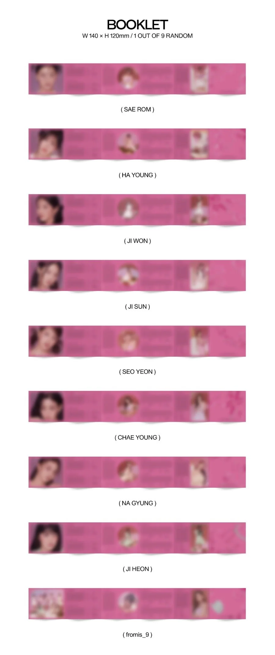 fromis_9 - Unlock My World (Compact Ver. - Random Member) - Image 3