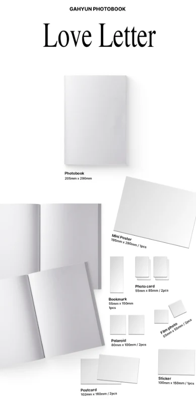 GAHYUN (DREAMCATCHER) - GAHYUN PHOTOBOOK / Love Letter *LIMITED PREORDER* - Image 2