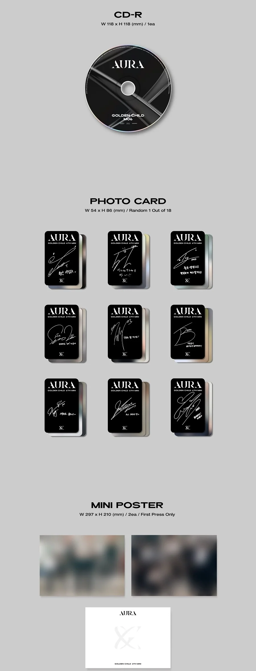 GOLDEN CHILD - AURA (Compact Ver.) - Image 3