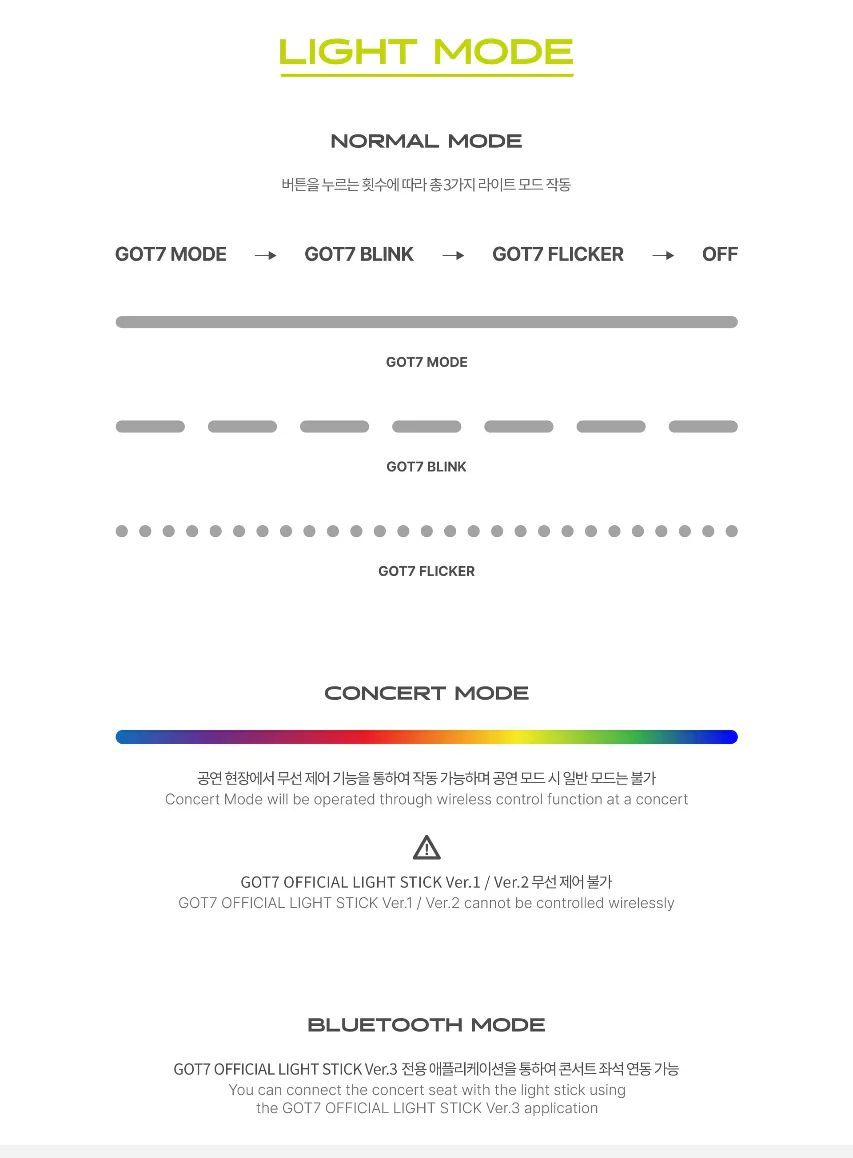 GOT7 -  OFFICIAL LIGHT STICK Ver.3 *OUT OF STOCK IN KOREA* - Image 4
