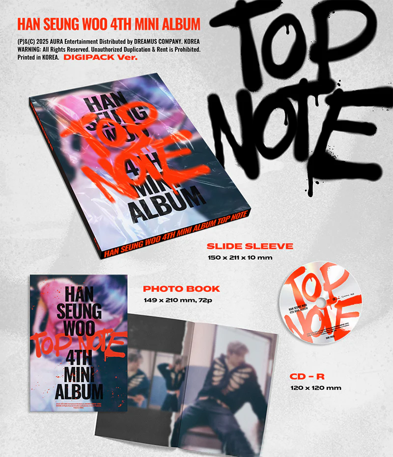 HAN SEUNG WOO (Victon) - TOP NOTE / Digipack Ver. - Image 2