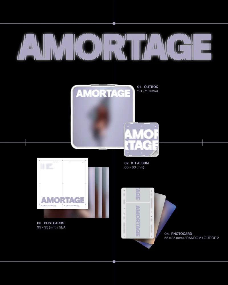 JISOO (BLACKPINK) - AMORTAGE (APP version / KiT album) - Image 3