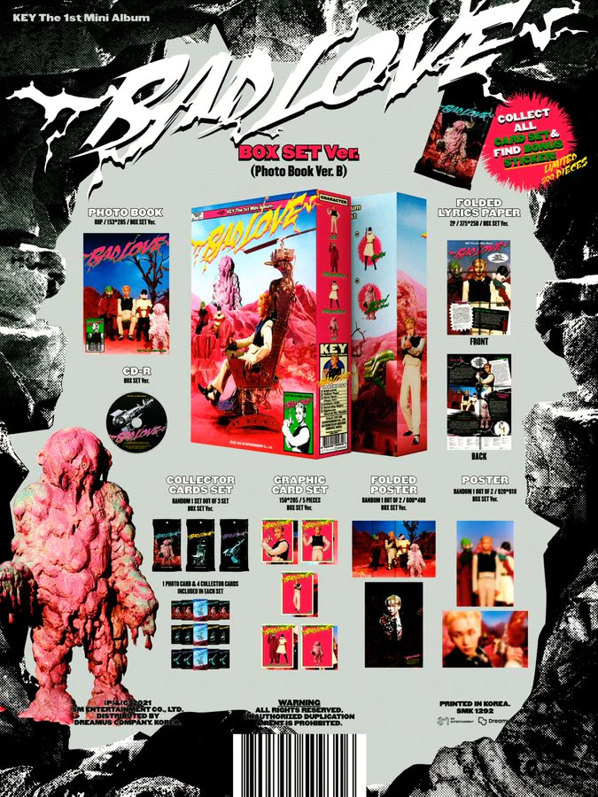 KEY - BAD LOVE : BOX SET (Photobook B) Ver - Image 2
