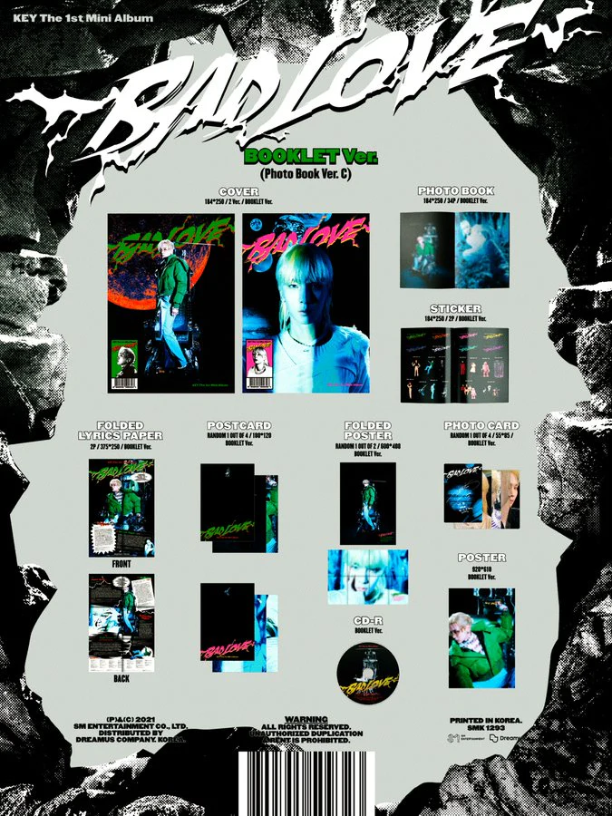 KEY - BAD LOVE : BOOKLET Ver (Photobook C) - Image 2