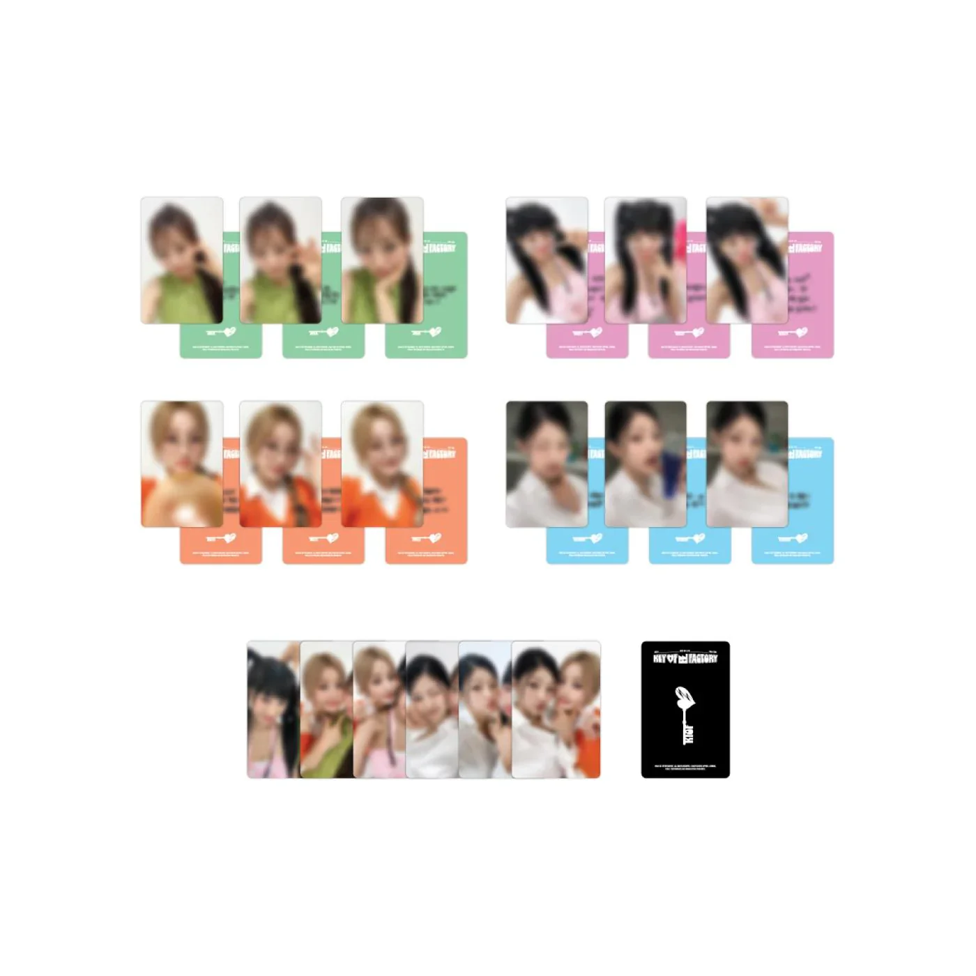KISS OF LIFE - 2024 FAN CON: KEY OF FACTORY MD / Random Photocards (Pack of 3)