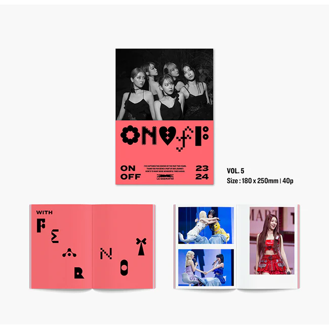 LE SSERAFIM - ON-OFF 23-24 (Ltd Ed 5 x Photobook + Digicode Set) - Image 6