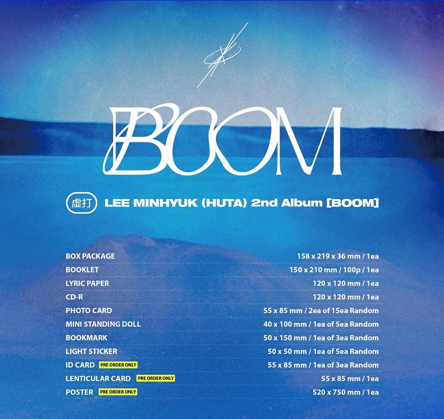 LEE MINHYUK(HUTA / BTOB) - BOOM - Image 2
