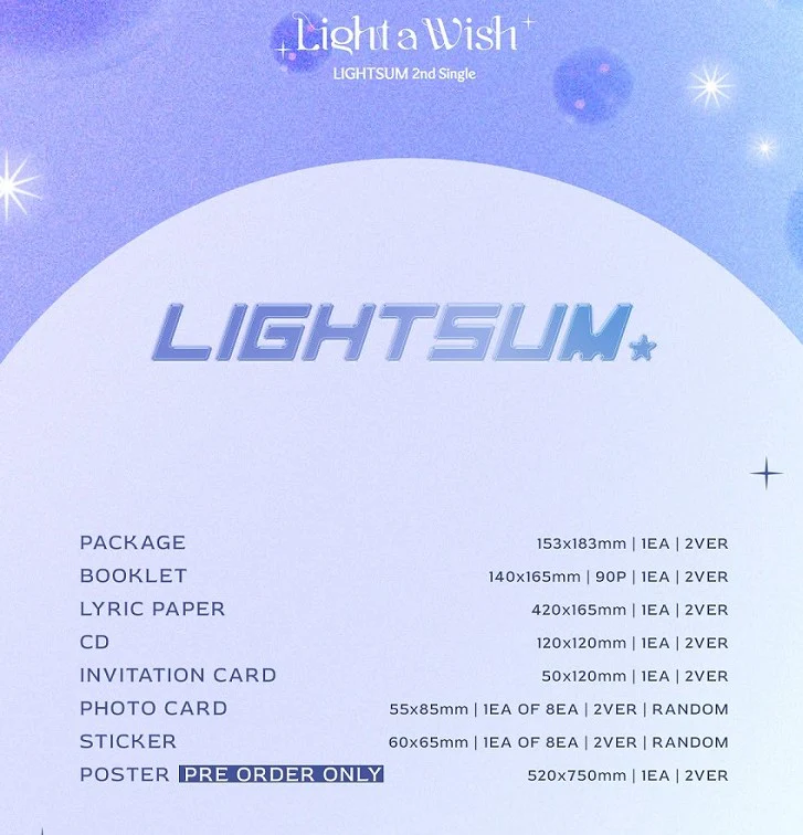 LIGHTSUM - LIGHT A WISH (Random of 2 Versions) - Image 2