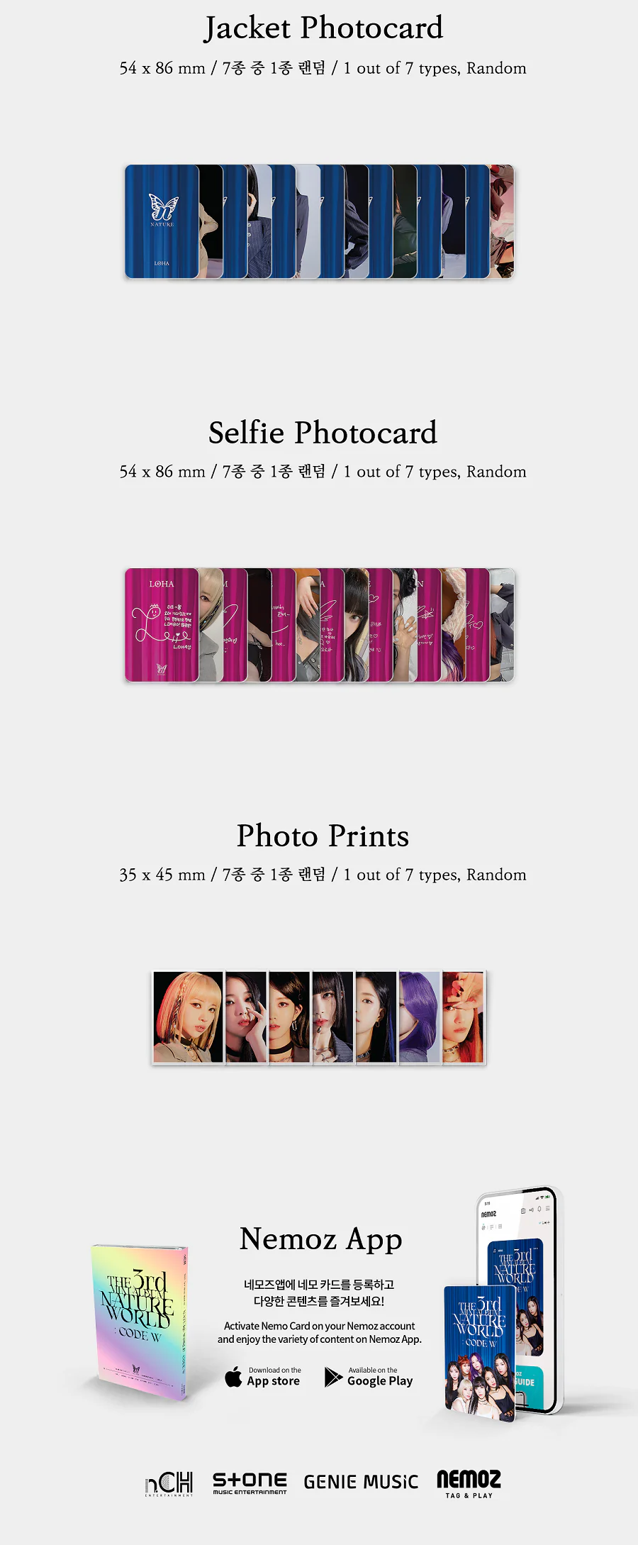 NATURE - NATURE WORLD : CODE W [Nemo Album Thin ver.] - Image 3