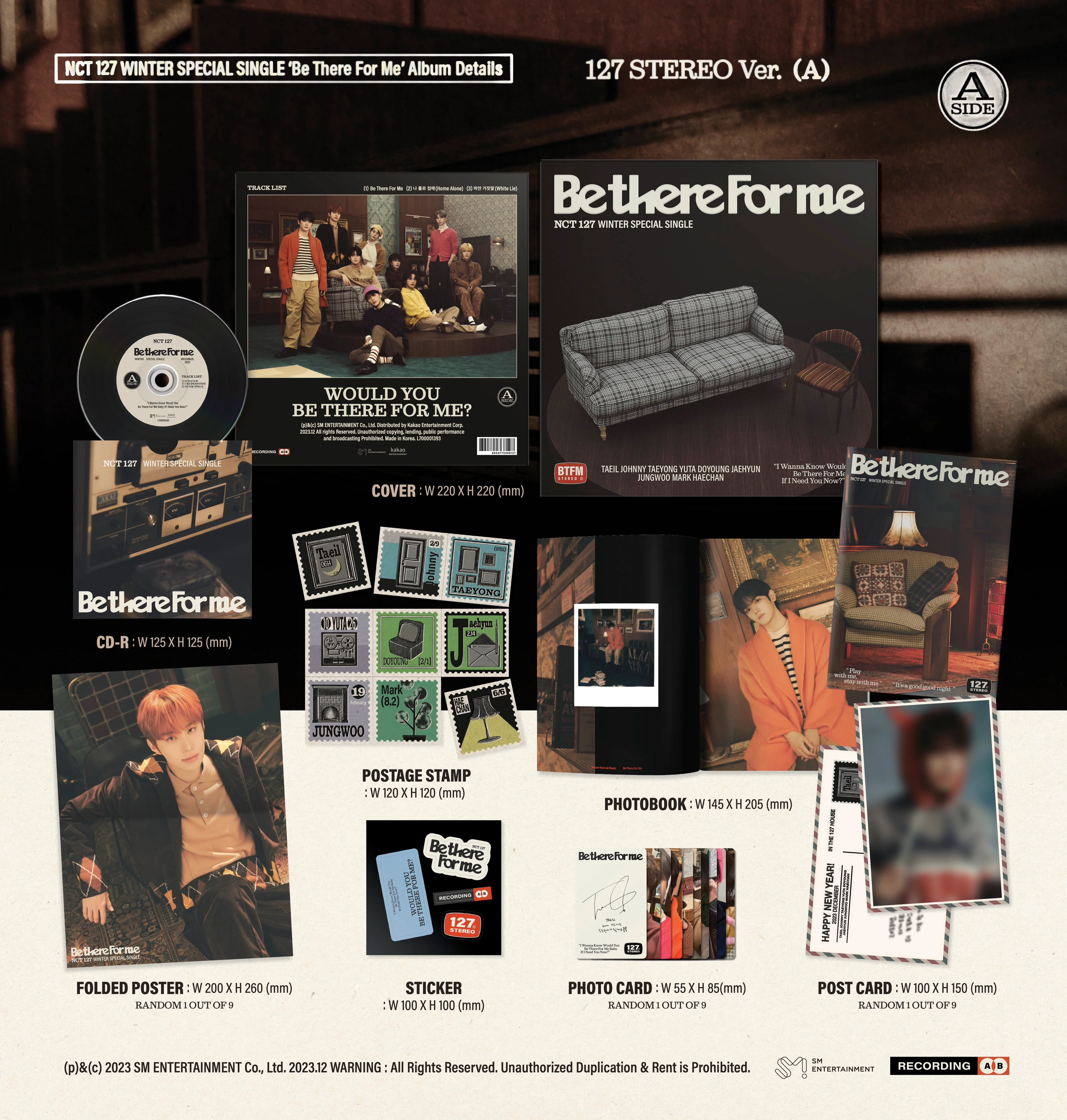 NCT 127 - Be There For Me / 127 Stereo Ver. - Random Ver. - Image 2