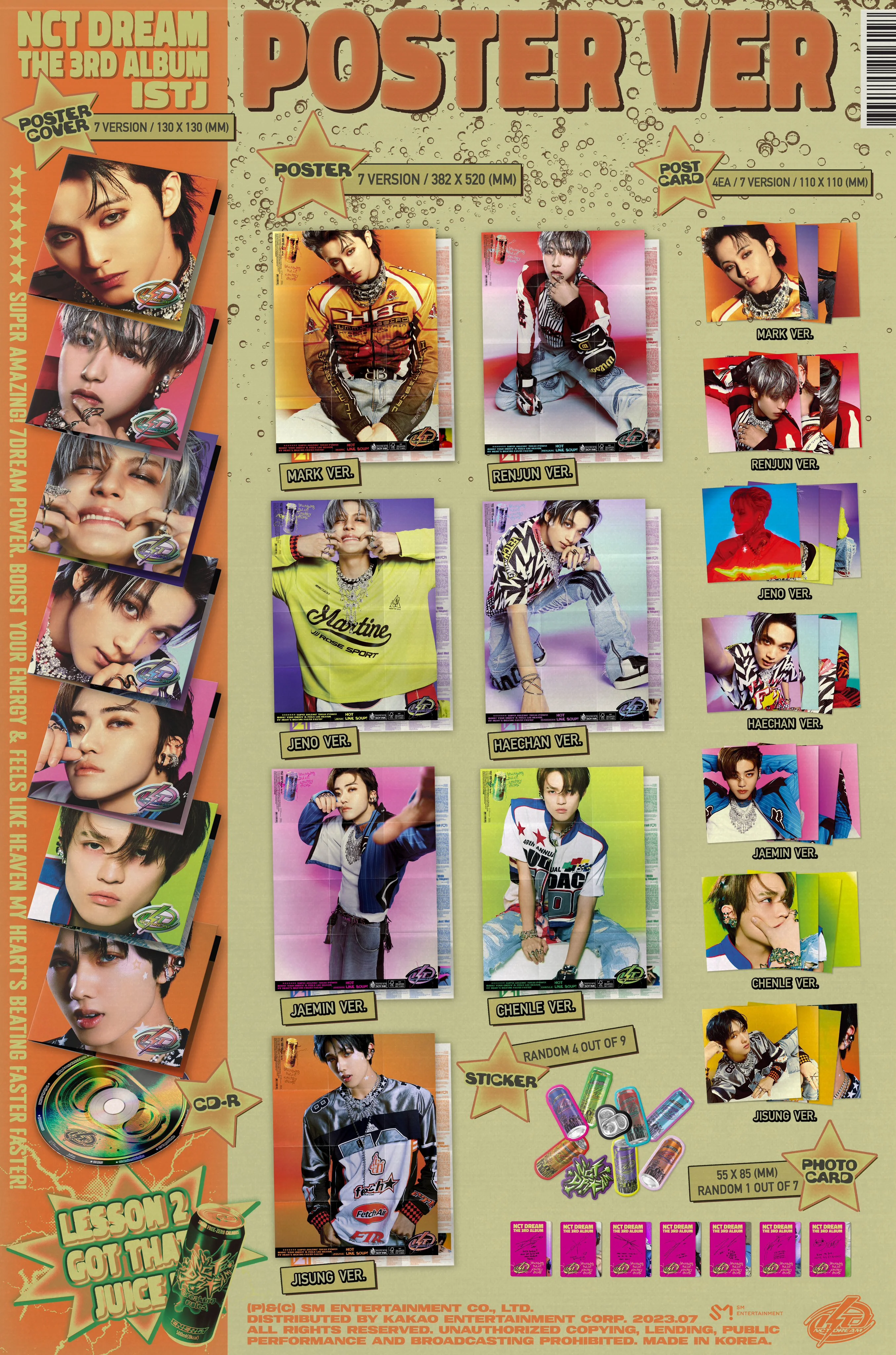 NCT DREAM - ISTJ  (POSTER ver./ Member covers) - Image 2