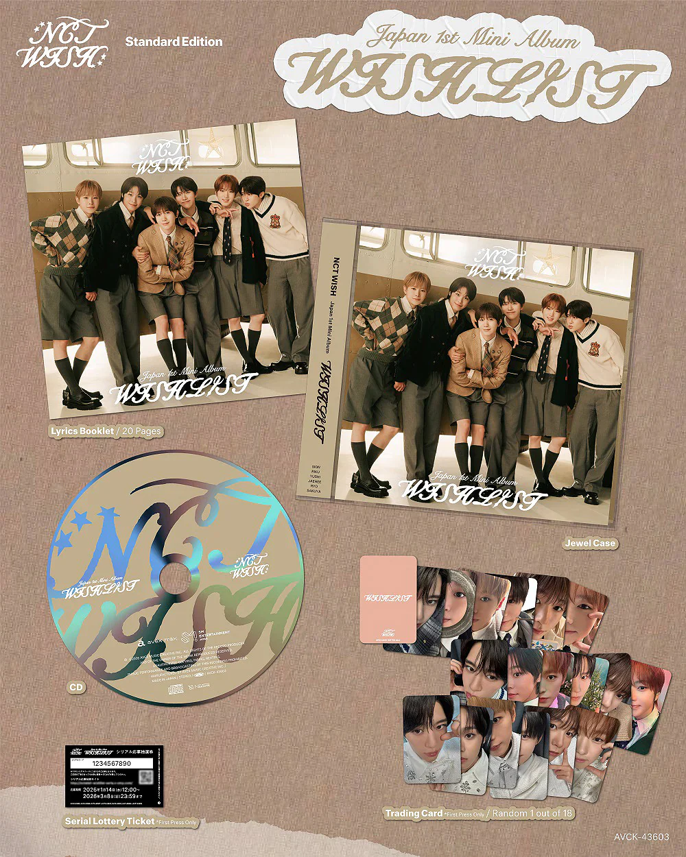 NCT WISH - Wishlist (Japanese Regular Edition) - Image 2