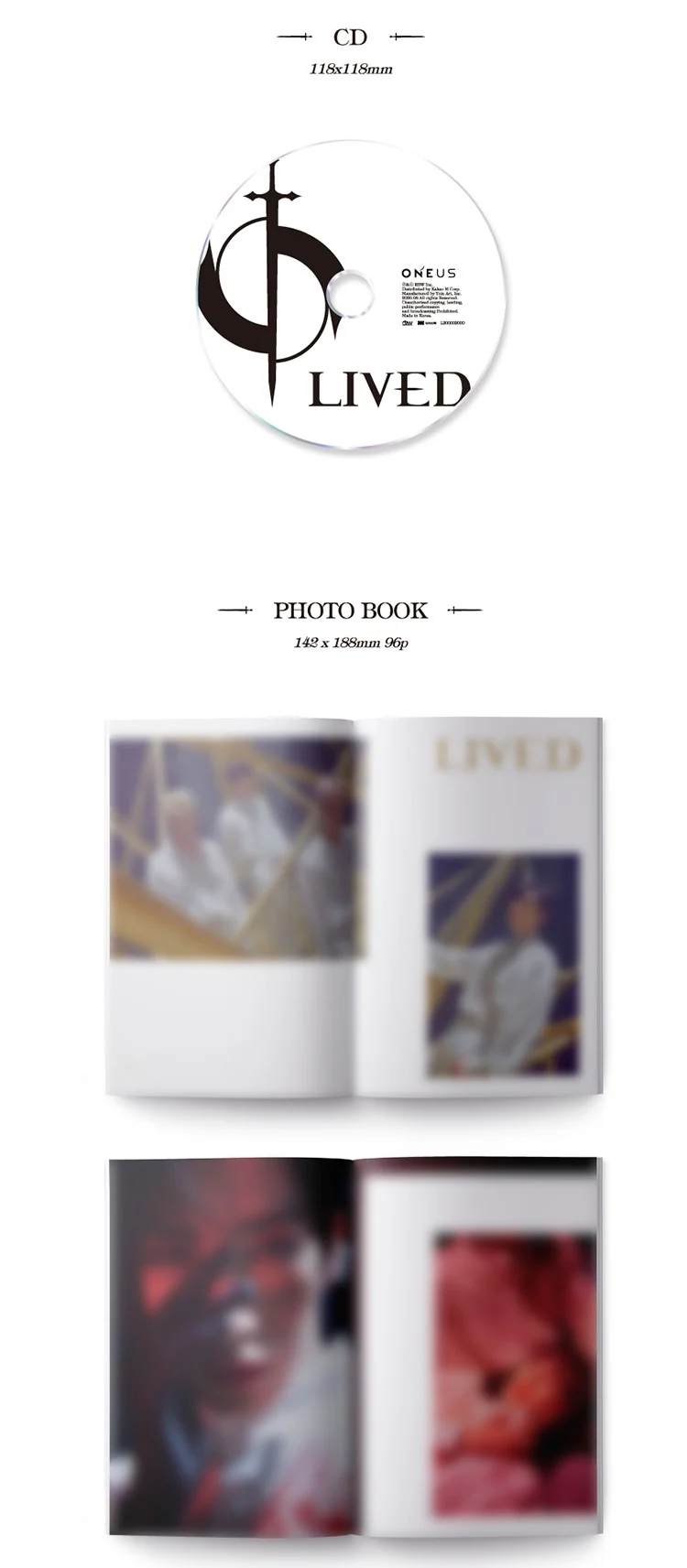 ONEUS - 4th Mini Album : LIVED - Image 2