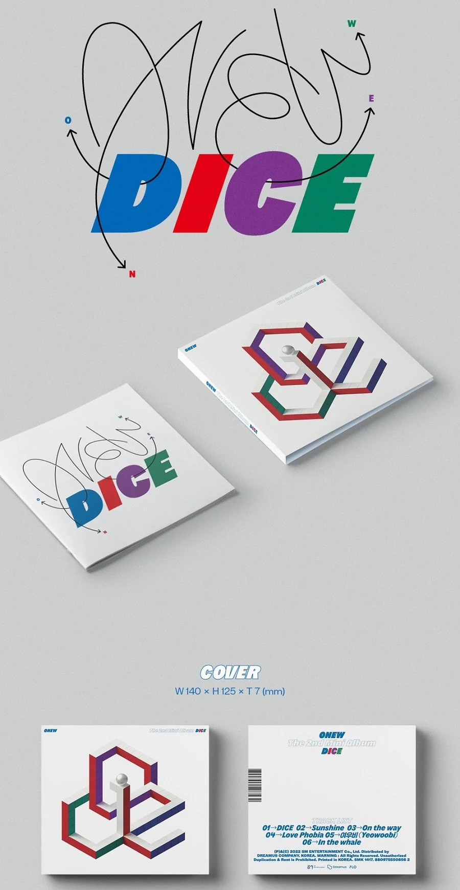 ONEW - DICE [Digipack Ver.] - Image 2