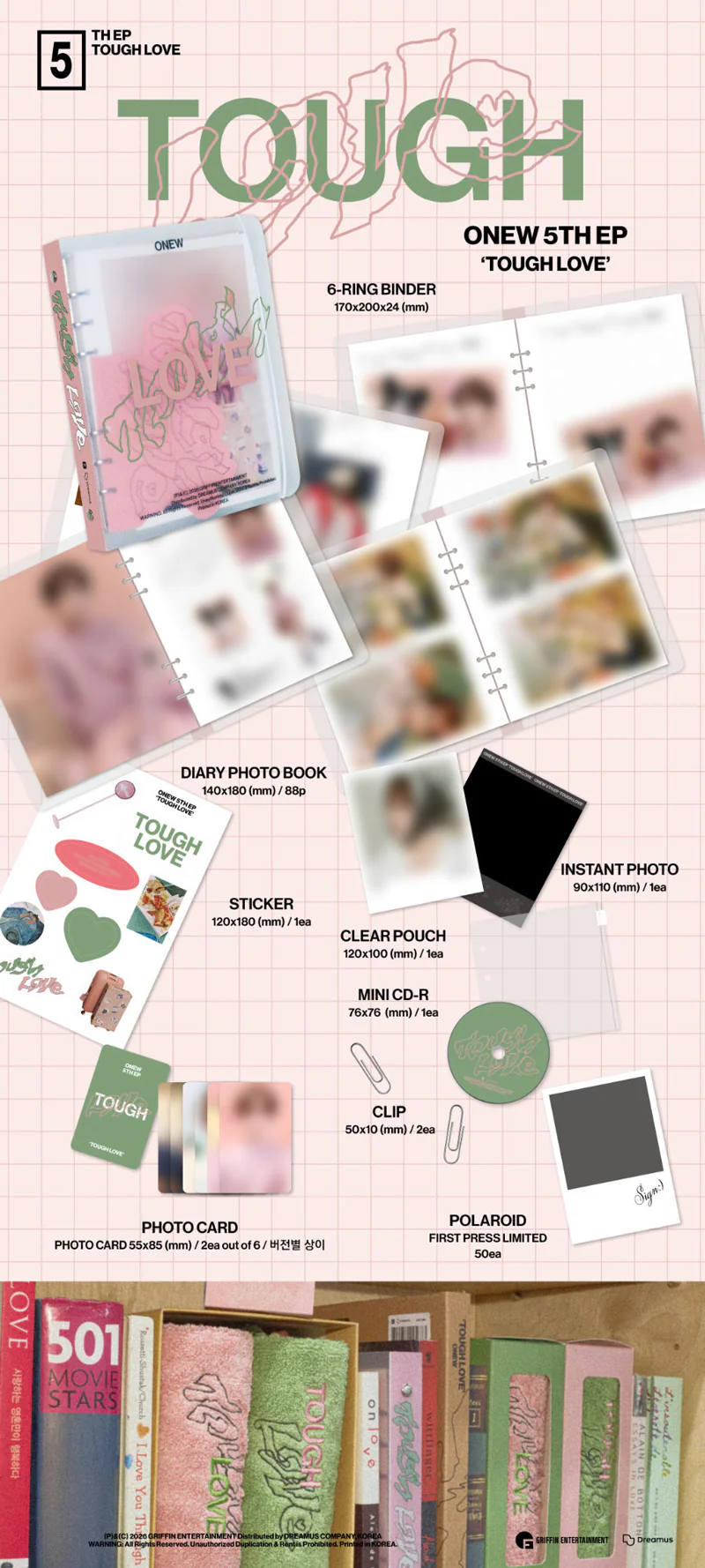 ONEW (SHINee) - TOUGH LOVE / NOTE Ver. - Image 2