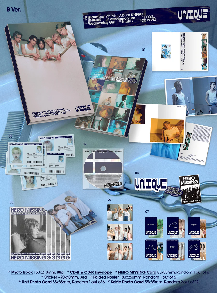 P1Harmony - UNIQUE / Photobook ver. - Image 5