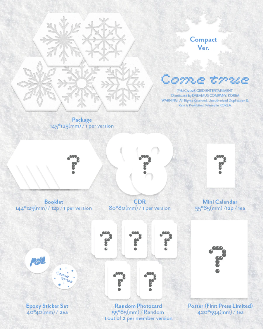 POW - COME TRUE / Compact Ver. (Random) - Image 2