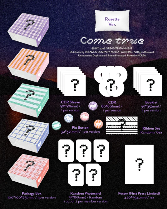 POW - COME TRUE / Rosette Ver. - Image 2