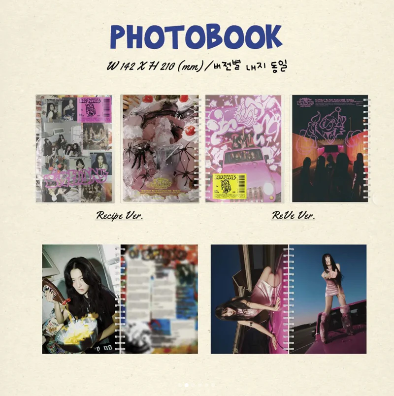RED VELVET - The ReVe Festival 2022 - Birthday (Photobook ver - Random of 2 Covers) - Image 4