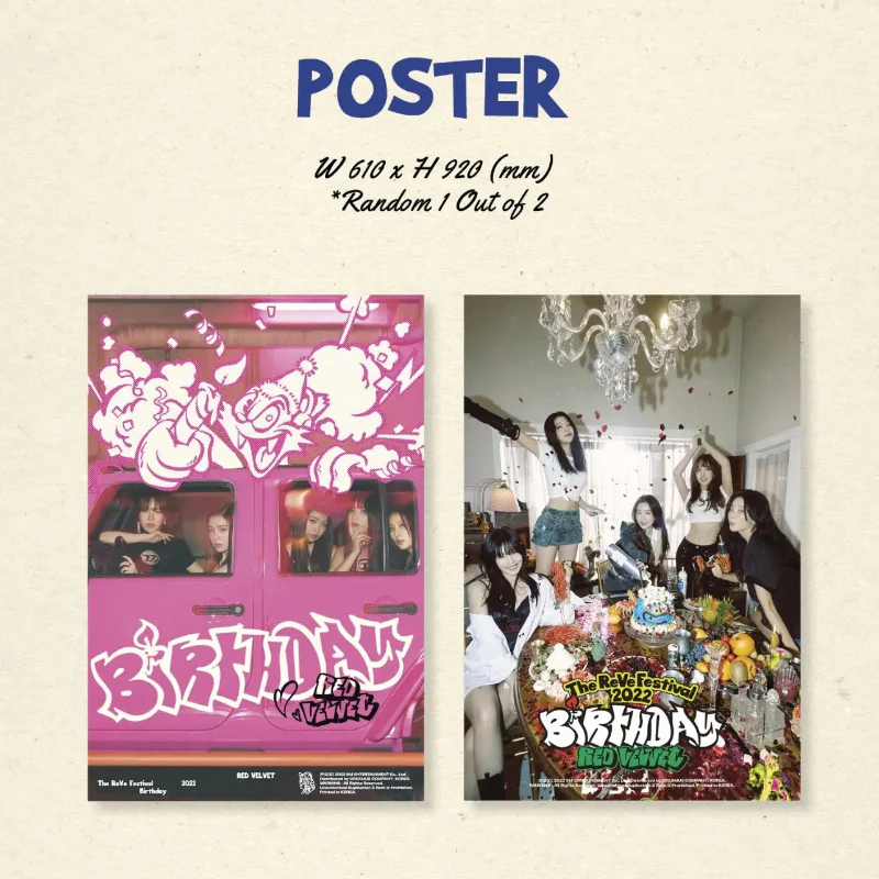 RED VELVET - The ReVe Festival 2022 - Birthday (Photobook ver - Random of 2 Covers) - Image 8