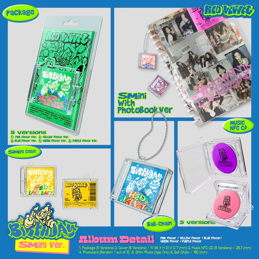 RED VELVET - The ReVe Festival 2022 - Birthday (SMini Ver. - Random Cover) - Image 2