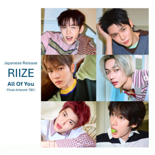 RIIZE - All of You : Japanese Limited Solo Member Editions